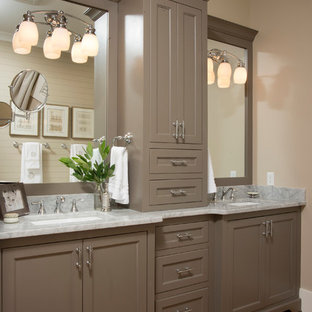 999 Beautiful Farmhouse Bathroom With Marble Countertops Pictures Ideas September 2020 Houzz