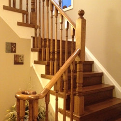 Staircase - Hardwood Flooring