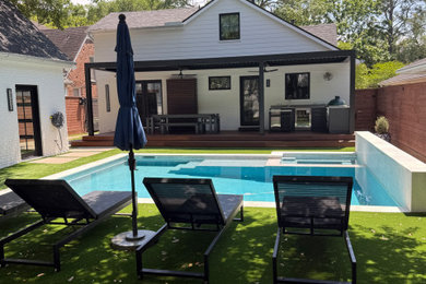 Inspiration for a pool remodel in Houston