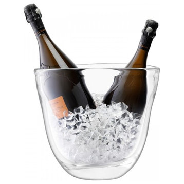 LSA International Celebrate Dual Champagne Bucket, Clear