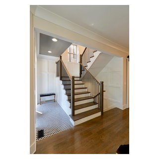 Convertable Staircase Ravenswood 2-flat to single family conversion - Transitional ...