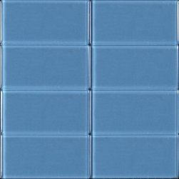 3x6 Glass Subway Tile Blue - Tile