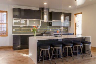 Trendy kitchen photo in Denver