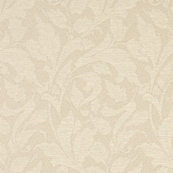 Ivory Leaves Outdoor Indoor Marine Upholstery Fabric By The Yard
