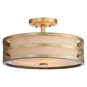 modern gold flush mount ceiling light