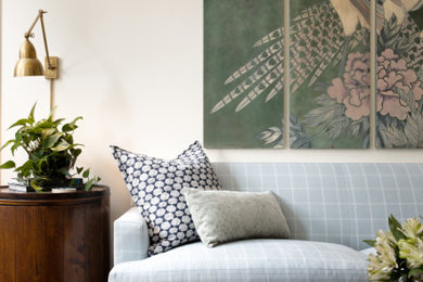 Elegant living room photo in DC Metro