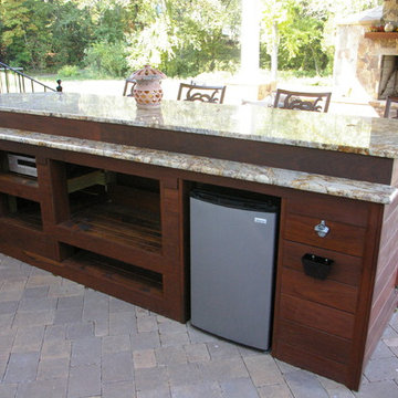 Before & After: Custom Outdoor Living Area