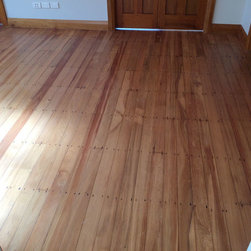 Before and After New Floors being Laid - Hardwood Flooring
