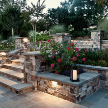 Patio and stairs