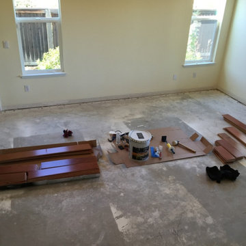 Hardwood flooring - Santos Mahogany engineered hardwood "Lauzon"