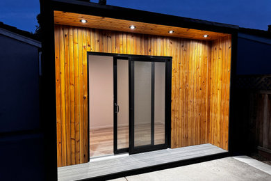 Inspiration for a mid-sized modern shed remodel in San Francisco