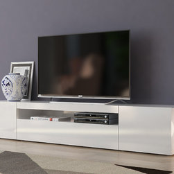 Modern TV Stand DURI-79 White, Italy - $645 - Entertainment Centers And Tv Stands