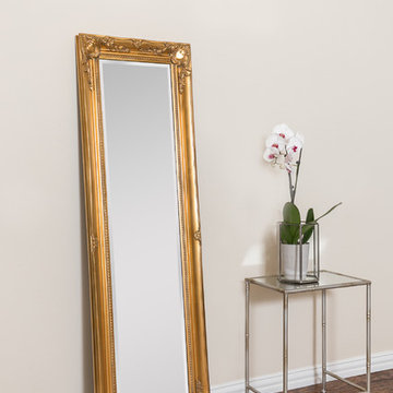 Maissance Full Length Mirror, Antique Gold