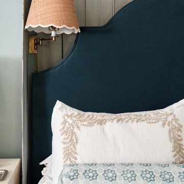 Sophisticated bedding in a child's bedroom