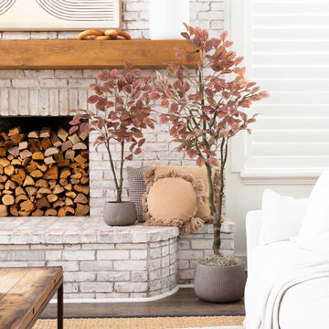 Seasonal Faux Plants and Greenery