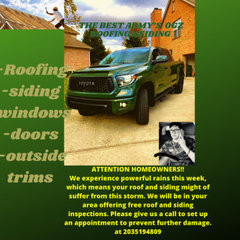 The Best Army's OGZ Roofing & Siding