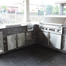 outdoor kitchen