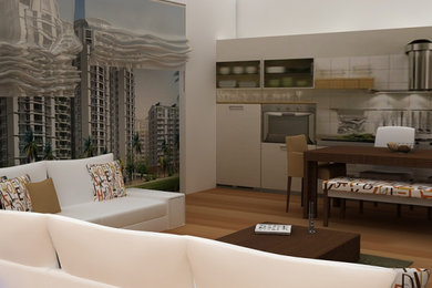 Inspiration for a mediterranean home design remodel in Other