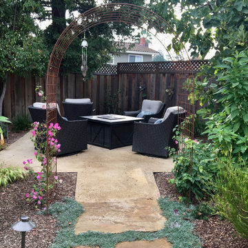 Fire pit sitting areas