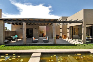 Example of a trendy patio design in Albuquerque