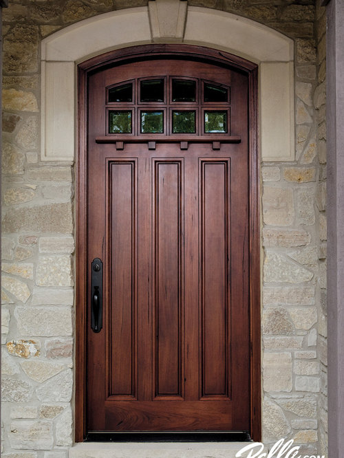 Gel Stained Pella Entry Doors Houzz