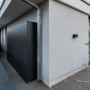 München - Terrassenschrank auf Dachterrasse