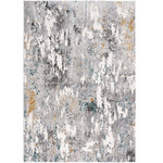 Rug Branch - Rug Branch Modern Abstract Beige Blue Indoor Runner Rug - 2'x13' - Elevate your space with Rug Branch modern and contemporary style abstract area rugs. The Oasis Collection of abstract rug works beautifully with any decor and brighten up your existing decor. The detailed patterns add vintage charm to your room with a contemporary feel.