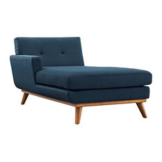 Engage Left-Facing Upholstered Chaise Azure