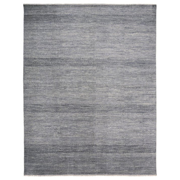 Weave & Wander Caldecott Gray/Silver 2'x3' Hand Knotted Area Rug