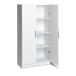 Prepac Storage Cabinet with 2 Adjustable and 1 Fixed Shelves - Garage And Tool Storage
