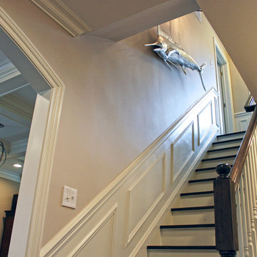 Stairway with Decorative Silver Marlin