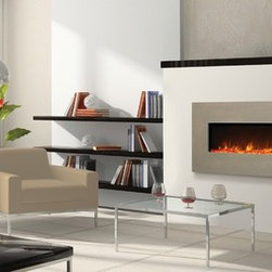 Amantii Artisan Series Electric Wall Fireplace 51" - Indoor Fireplaces