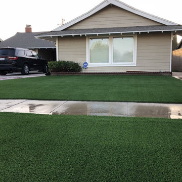 Front yards with Artificial Turf