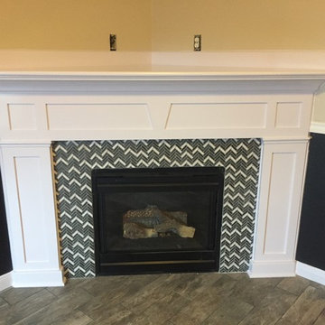 Custom Craftsman Corner Mantle
