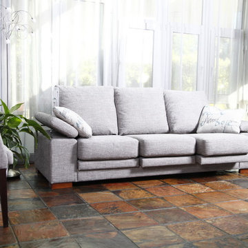 Nimbo Sectional Sofa Power Sliding Chase Lounge by Famaliving California