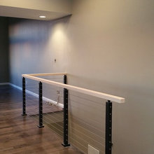 Wood Floor/Railing Transition