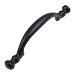 GlideRite Hardware - 3" Arch Cabinet Hardware Pulls, Matte Black - Cabinet And Drawer Handle Pulls