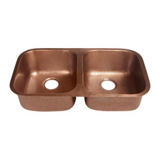 Orwell 32.25" Undermount Copper Double Bowl Kitchen Sink
