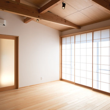 高基礎の平屋