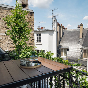 Aménagement petit balcon Haussmannien Paris 16