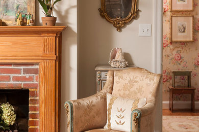 Living room - traditional living room idea in Wilmington