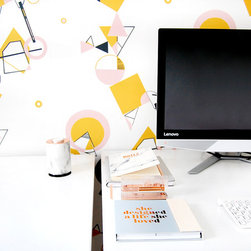 Geo Wallpaper For A Home Office - Wallpaper