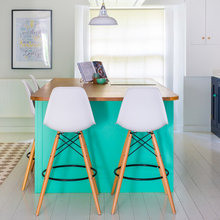 Kitchen Tour: A Dark Blue Shaker Kitchen With a Colourful Island