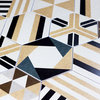 Fabrica 8 in x 8 in Ceramic Hexagon Patterned Tile in Beige Delight
