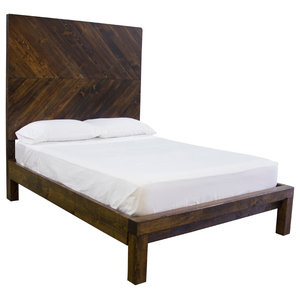 Extra Tall Solid Wood Arrow Bed, Extra Tall Bed Frame