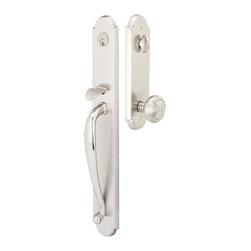 Emtek 4314 Wilmington Brass Tubular Entry Set - Products