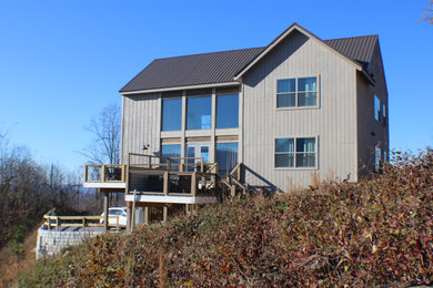 Inspiration for a rustic exterior home remodel