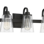 Craftmade - Grace 5-Light Bathroom Vanity Light in Espresso - This 5-light bathroom vanity light from Craftmade is a part of the Grace collection and comes in a espresso finish. It measures 37" wide x 8" high. Uses five standard dimmable bulbs. This light would look best in a bathroom. For indoor use.  This light requires 5 , . Watt Bulbs (Not Included) UL Certified.