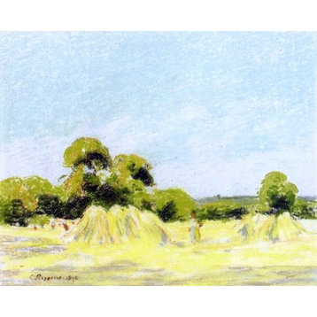 Camille Pissarro Study for 'The Harvest at Montfoucault' Wall Decal