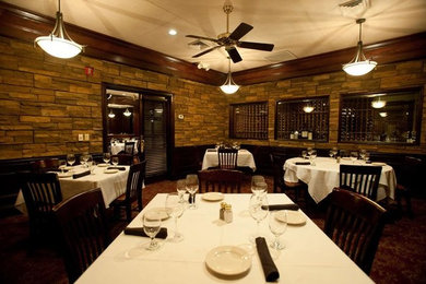 Dining room - craftsman dining room idea in Denver